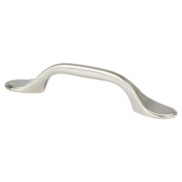 Berenson - Traditional Advantage One 3 inch CC Brushed Nickel Rounded End Pull