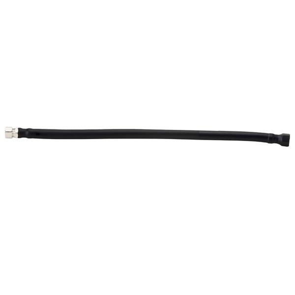 Jaclo - JACLOFLEX™ Black (BLAK) Decorative Cover Stainless Steel Braided 3/8 Inch O.D. x 3/8 Inch O.D. Male 20 Inch Extension Supply Line