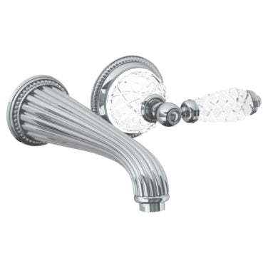 Watermark - Venetian Wall Mounted 2 Hole Lavatory Set with 8 1/4 Inch CTC Spout