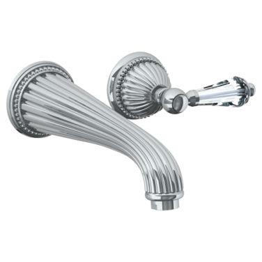 Watermark - Venetian Wall Mounted 2 Hole Lavatory Set with 8 1/4 Inch CTC Spout