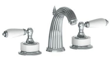Watermark - Venetian Deck Mounted 3 Hole Lavatory Set