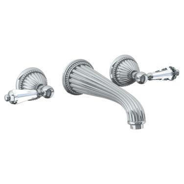 Watermark - Venetian Wall Mounted 3 Hole Lavatory Set with 8 1/4 Inch CTC Spout