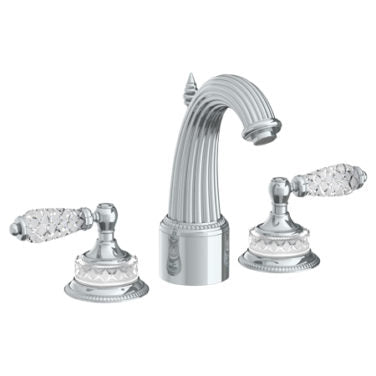 Watermark - Venetian Deck Mounted 3 Hole Extended Lavatory Set