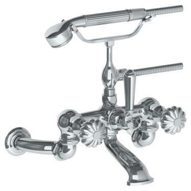 Watermark - Venetian Wall Mounted Exposed Bath Set with Hand Shower