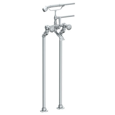 Watermark - Venetian Floor Standing Bath Set with Hand Shower