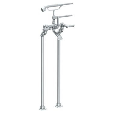 Watermark - Venetian Floor Standing Bath Set with Hand Shower