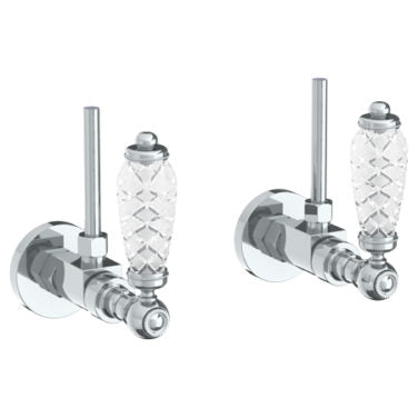 Watermark - Venetian Lavatory Angle Stop Kit -1/2 Inch Compression x 3/8 Inch OD Compression