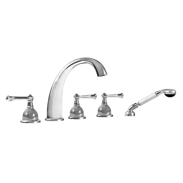 Sigma - Roman Tub Set Trim With Deckmount Handshower Siena