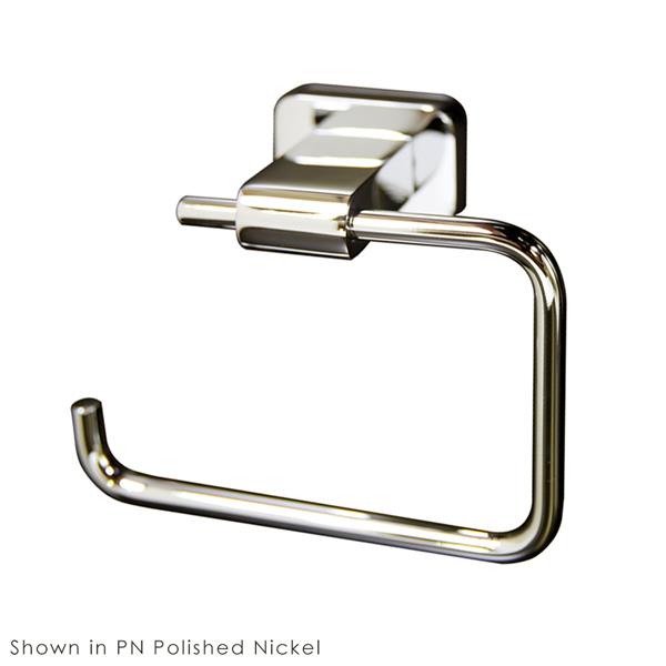 Lacava - Eleganza Wall Mount Toilet Paper Holder Made Of Chrome Plated Brass. W: 5 3/8 Inch, D: 2 5/8 Inch, H: 4 3/8 Inch