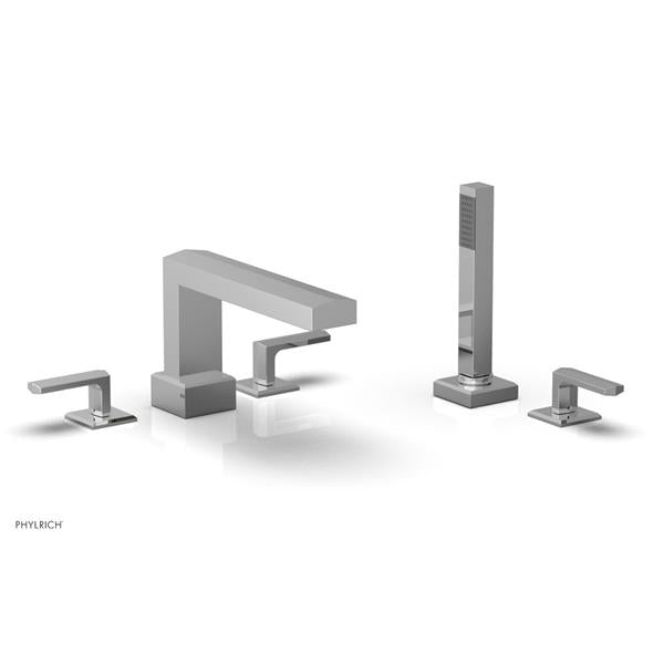 Phylrich - Diama Deck Tub Set with Hand Shower - Lever Handles