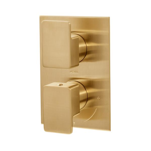 Lacava - Eleganza Trim, Sharing, Built-In Progressive Pressure Balancing Mixer With 2-Way Diverter