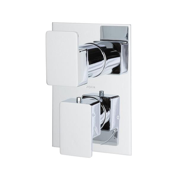 Lacava - Eleganza Trim Only - Thermostatic Valve W/3 Way Diverter + Off, Gpm 8 (60Psi)