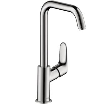 Hansgrohe - Focus Single-Hole Faucet 240 with Swivel Spout and Pop-Up Drain, 1.2 GPM