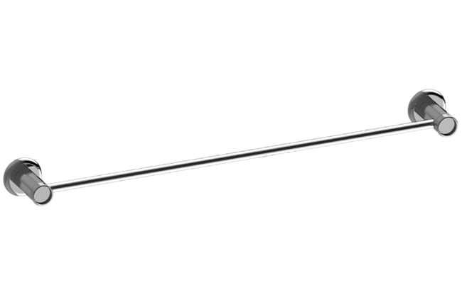 Graff - Riva Traditional 24 Inch Towel Bar Fluted Knurled