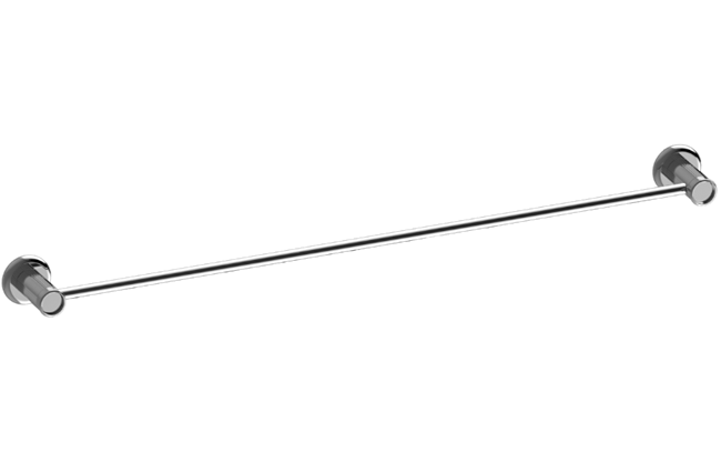 Graff - Riva Traditional 30 Inch Towel Bar Fluted Knurled