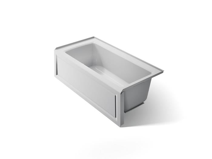 Kohler - Archer 60 X 30 Inch Alcove Bath With Bask Heated Surface And Integral Apron