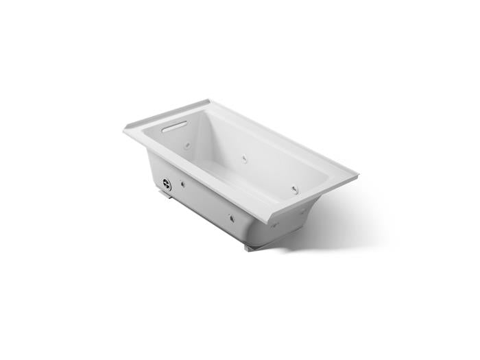 Kohler - Archer 60 X 30 Inch Alcove Whirlpool Alcove Bath, Left Drain