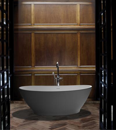 MTI - 195 Elise Sculpturestone Freestanding Bathtub Integral Pedestal (62.25X36)