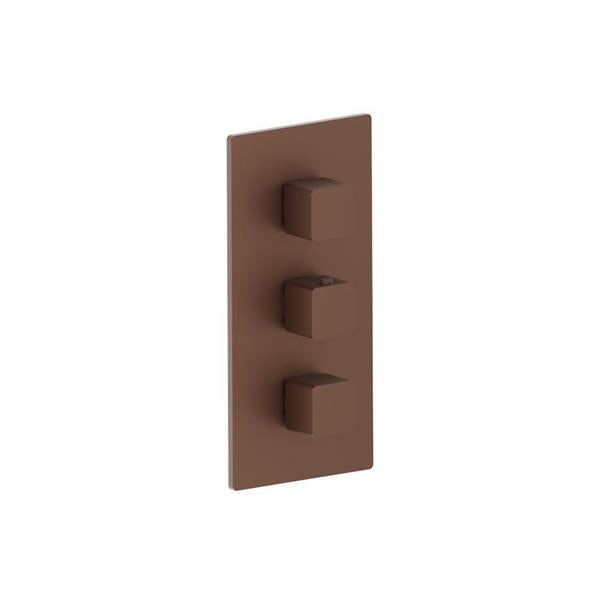 Flusso - 3/4 Inch Thermostatic Valve and Trim - 2 Outputs
