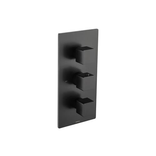 Flusso - 3/4 Inch Thermostatic Valve & Trim - 4 Output