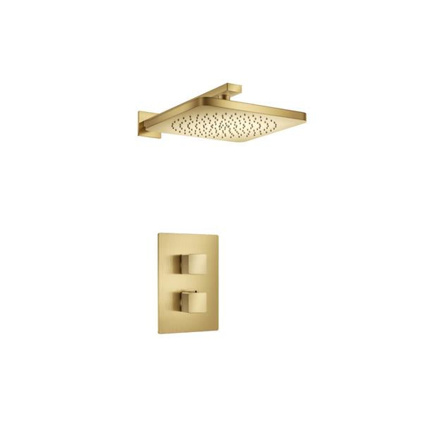 Flusso - Single Output Shower Set With Shower Head And Arm