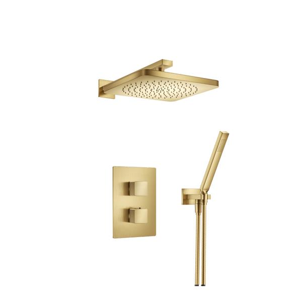 Flusso - Two Output Shower Set With Shower Head And Hand Held