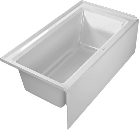 Duravit - Architec 60" x 30" Rectangular Alcove Bathtub in White Acrylic
