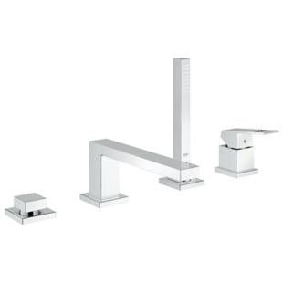 Grohe - 4-Hole Single-Handle Deck Mount Roman Tub Faucet With 1.75 GPM Hand Shower