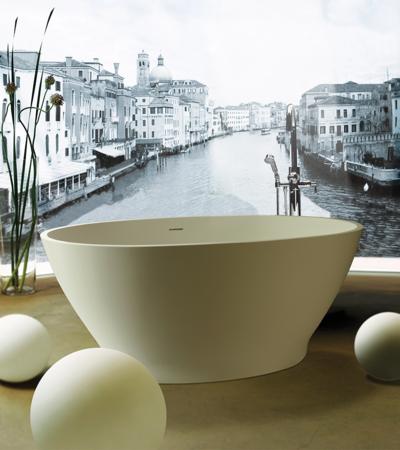 MTI - Alissa 198 Sculpturestone Freestanding Bathtub or Undermount (61X36)