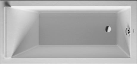 Duravit - Starck 59" x 27 1/2" Rectangular Drop In Bathtub in White Acrylic