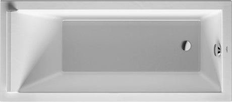 Duravit - Starck 63" x 27 1/2" Rectangular Drop In Bathtub in White Acrylic