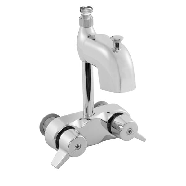 Jaclo - Code Pattern Diverter Bath Faucet to Fit Four-Legged Claw Foot Tubs
