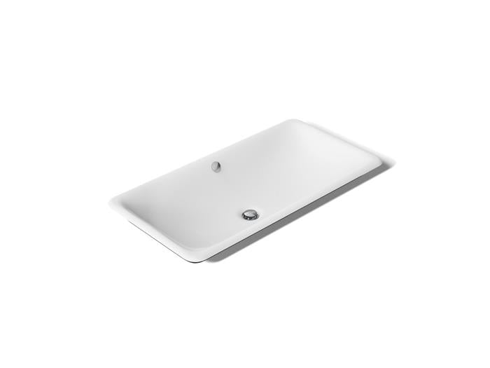 Kohler - Iron Plains 30 Inch Rectangular Drop-In/Undermount/Vessel Bathroom Sink With Overflow