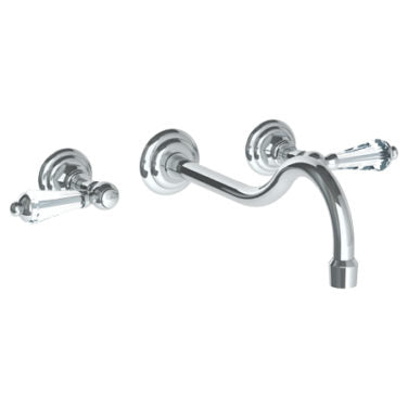 Watermark - Paris Wall Mounted 3 Hole Lavatory Set with 10 5/8 Inch CTC Spout