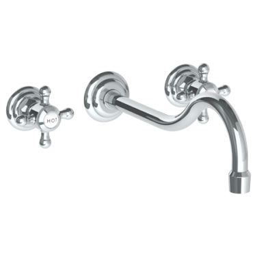 Watermark - Paris Wall Mounted 3 Hole Lavatory Set with 10 5/8 Inch CTC Spout