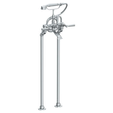Watermark - Paris Floor Standing Bath Set with Hand Shower