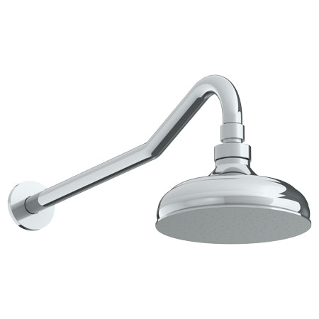 Watermark - Paris Wall Mounted Rainhead, 6 Inch Dia, With 17 1/2 Inch Arm And Flange