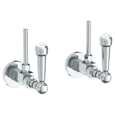 Watermark - Paris Lavatory Angle Stop Kit -1/2 Inch Compression x 3/8 Inch OD Compression