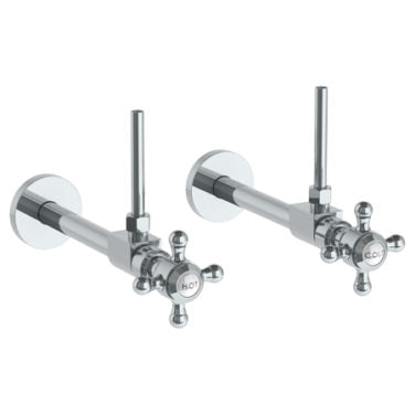 Watermark - Paris Lavatory Angle Stop Kit -1/2 Inch Sweat x 3/8 Inch OD Compression