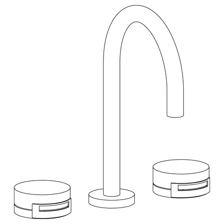 Watermark - Elements Deck Mounted 3 Hole Extended Lavatory Set