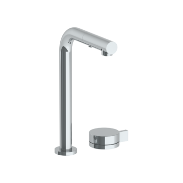 Watermark - Elements Deck Mounted 2 Hole Square Top Prep Faucet with Pull Out Spray