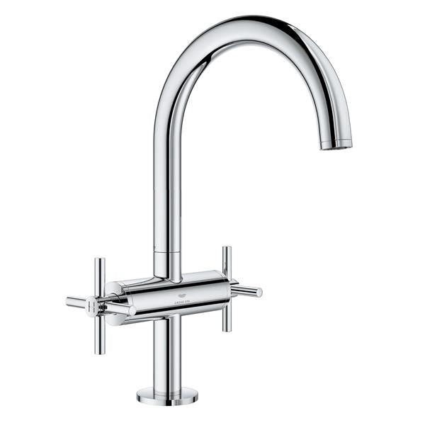 Grohe - Single Hole Two-Handle L-Size Bathroom Faucet 1.2 GPM