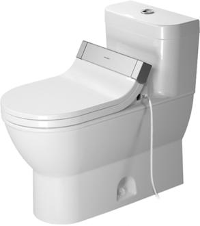 Duravit - Darling New 1.28 GPF Single Flush Elongated One Piece Toilet