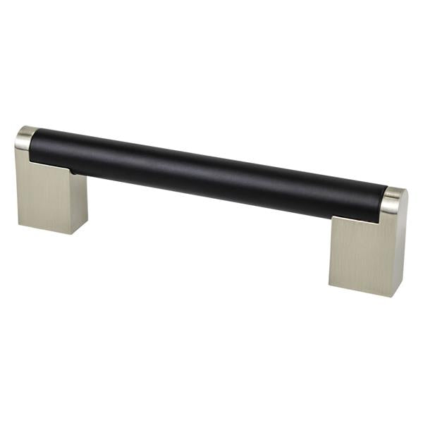 Berenson - Studio Remix 128mm CC Matte Black and Brushed Nickel Pull