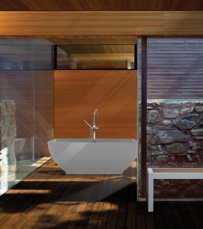 MTI - Adrian 2 Sculpturestone Freestanding/Undermount Bathtub (67.5X35.5)