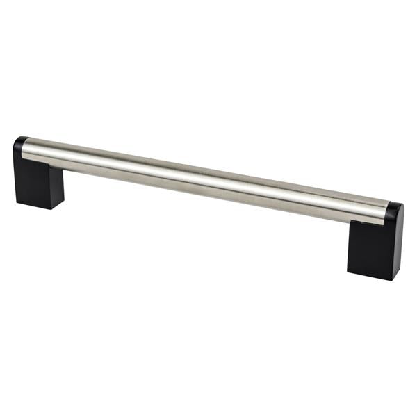 Berenson - Studio Remix 192mm CC Brushed Nickel and Matte Black Pull