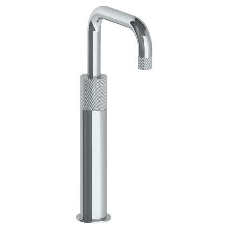 Watermark - Titanium Deck Mounted Extended Monoblock Square Lavatory Mixer