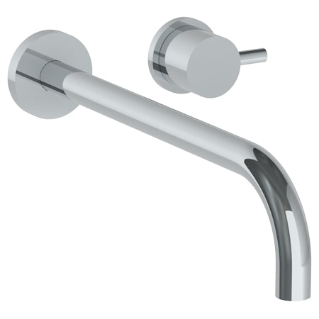 Watermark - Titanium Wall Mounted 2 Hole Lavatory Set With 11 7/8 Inch Spout