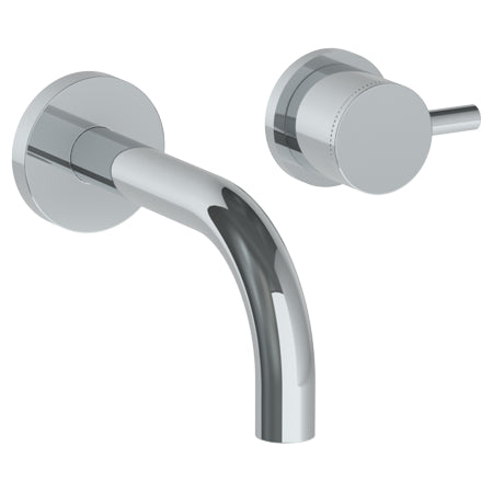 Watermark - Titanium Wall Mounted 2 Hole Lavatory Set With 6 Inch Spout