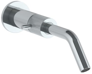 Watermark - Titanium Wall Mounted 1 Hole Progresive Lavatory Set 9 3/4 Inch Spout